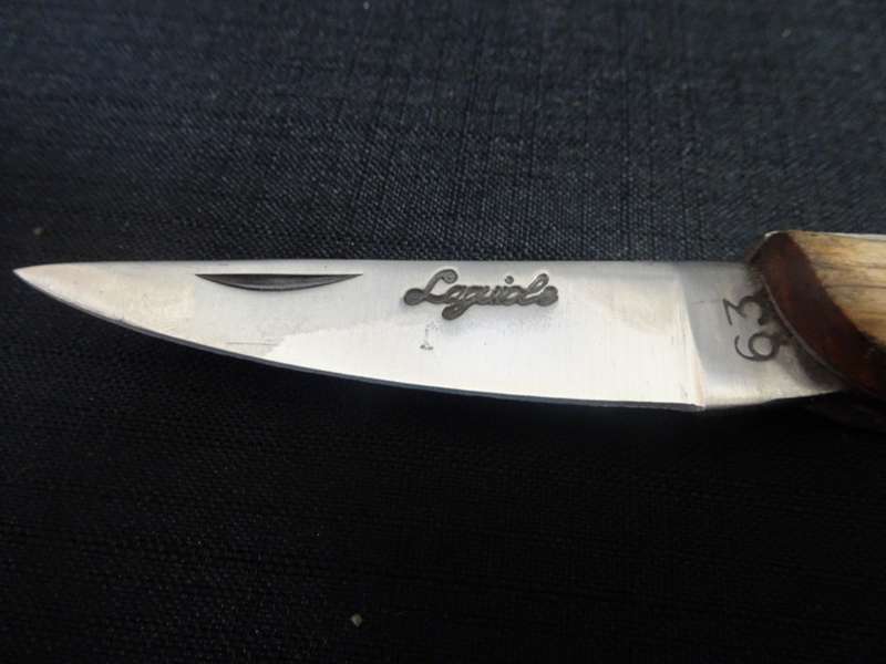Stunning Vintage `Laguiole 63` Folding Pocket Knife With Wooden Handle
