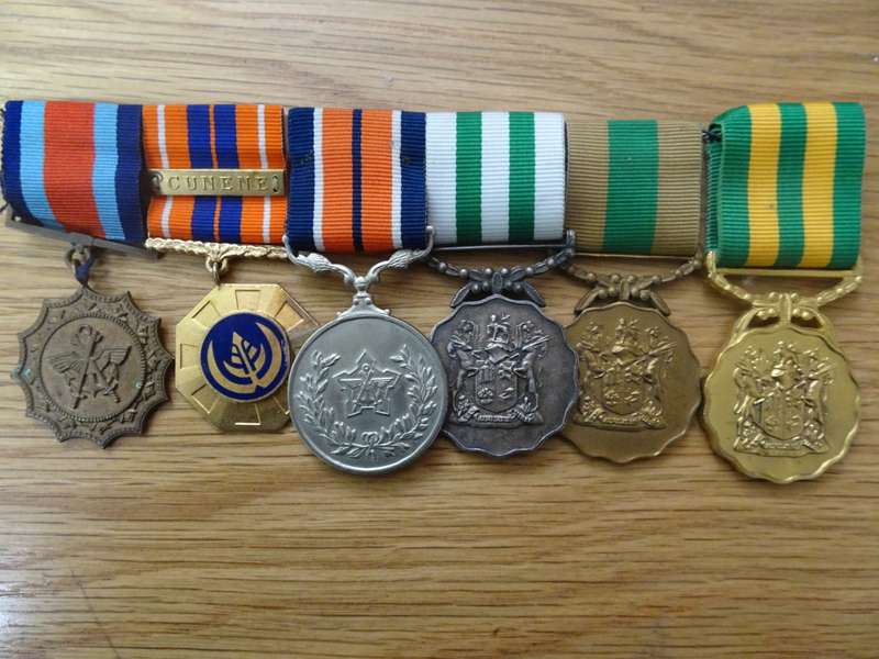Set Of SADF Medals Medals Awarded To AO II Anderson - See Description