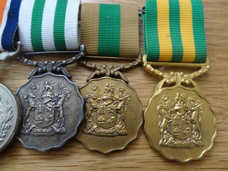 Set Of SADF Medals Medals Awarded To AO II Anderson - See Description
