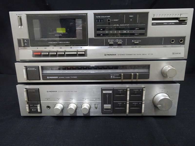 Pioneer Set * SA-740 Integrated Amplifier , TX-540 Tuner , CT-10 Cassette Deck