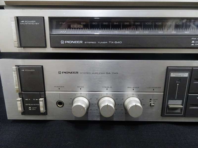 Pioneer Set * SA-740 Integrated Amplifier , TX-540 Tuner , CT-10 Cassette Deck
