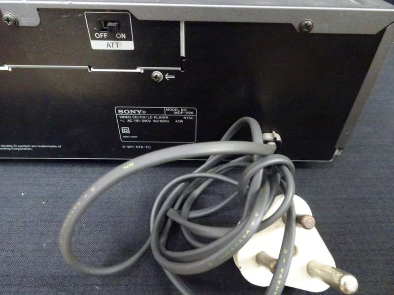 Rare Vintage Sony Video CD LaserDisc Karaoke System MDP-V9K High End System-See Description