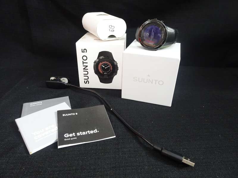 Suunto 5 All Black Compact GPS Sports Watch With Great Battery Life - See Description