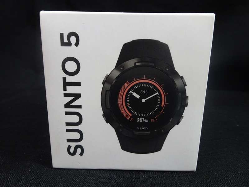 Suunto 5 All Black Compact GPS Sports Watch With Great Battery Life - See Description