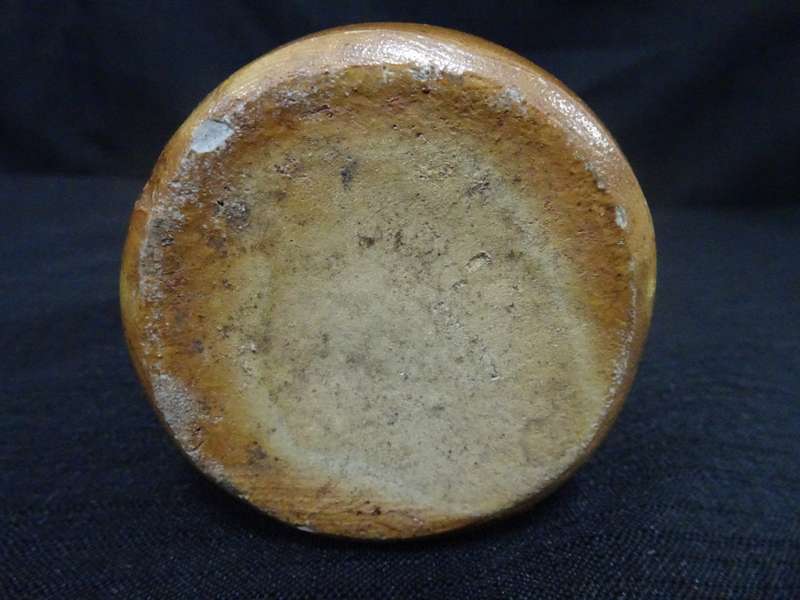 Antique Salt-Glazed Ginger Beer Bottle For Josiah Russell - See Description