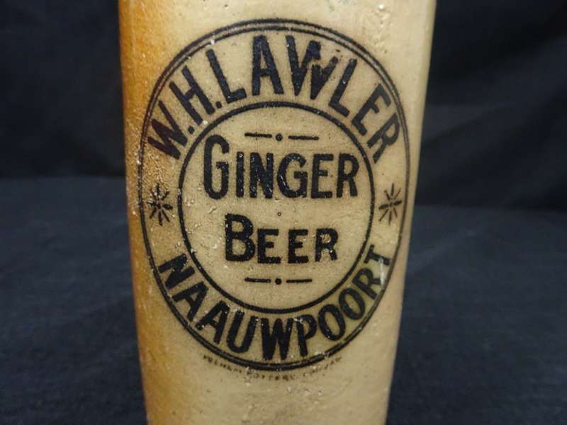 Antique Ginger Beer Bottle For W.H Lawler - Naauwpoort - See Description