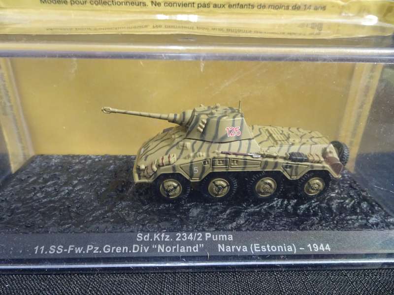 Sd.Kfz. 234/2 Puma 11.SS-Fw.Gren.Div'Norland`Narva (Estonia) - 1944 (In Excellent Condition) -Sealed