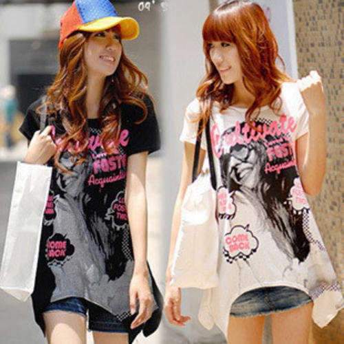 women shirts - short sleeve (white)