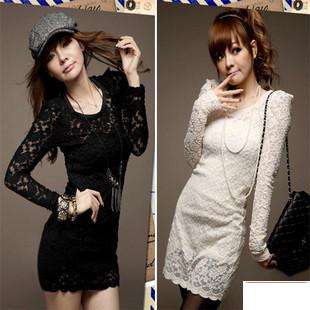 @ lovely women two colour dress @