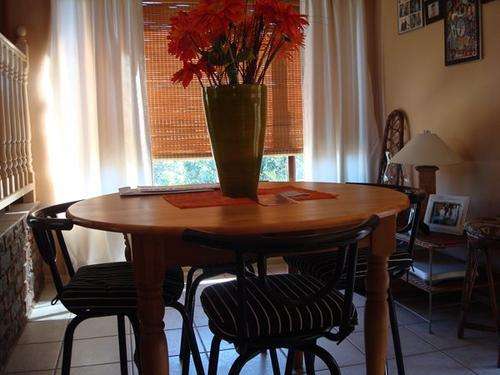 Round Solid Wood "Cottonwood" Dining Table  REDUCED AGAIN