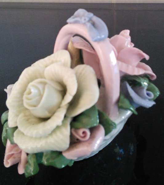 exquisite Little Basket of Flowers