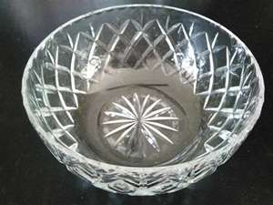 Vintage Discontinued "STUART" Crystal heavy lead Cut Trifle/Salad Bowl REDUCED