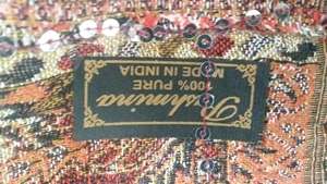 Beautiful 100% Cashmere Pashmina staight from India  REDUCED
