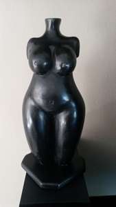 Fantastic Shona Stone Torso  -  40cm High 17cm Wide REDUCED