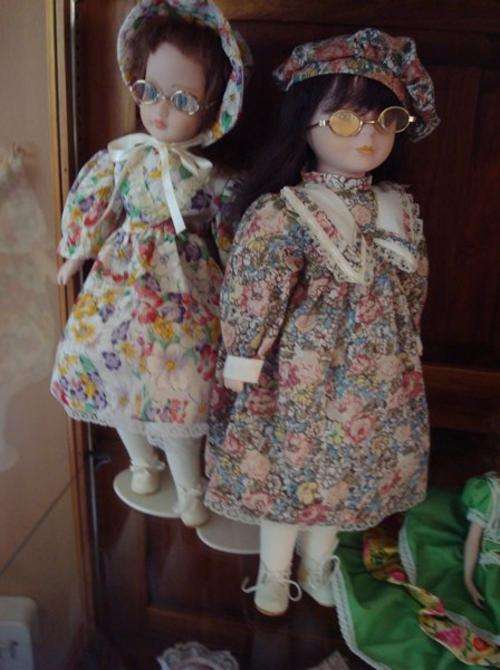 2 Porcelain   Dolls  "Sisters"   REDUCED