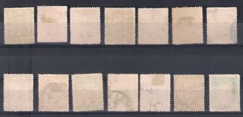 S/RHODESIA.1924 KGV DEF ISSUE SET. USED.SACC 1-14. CONDITION AS PER SCAN. SELLING AS IS. CV R5332.