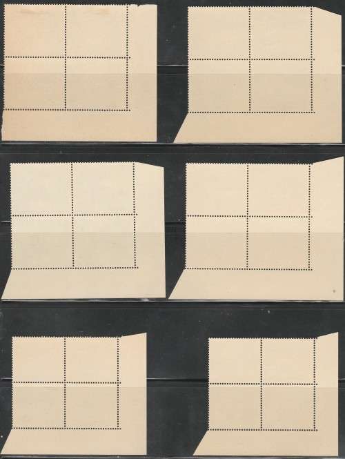 RHODESIA 1970 DEF ISSUE + ADDITIONAL VALUE CONTROL BLOCKS. SACC 196-214. PLEASE READ DESCRIPTION.