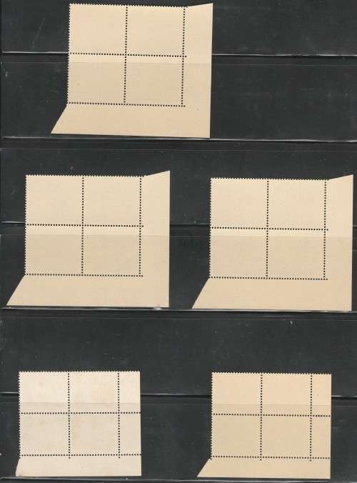 RHODESIA 1970 DEF ISSUE + ADDITIONAL VALUE CONTROL BLOCKS. SACC 196-214. PLEASE READ DESCRIPTION.