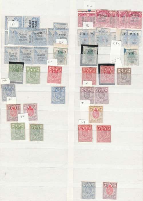 OFS SELECTION OF MINT & USED STAMPS. DUPLICATED. VERY HIGH CV. UNCHECKED. SELLING AS IS. (X5) SCANS