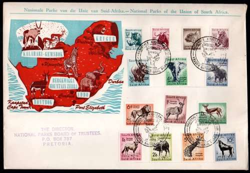 UNION 1954 (X3) DEF ISSUE NATIONAL PARKS COVERS. GOOD VALUE. CLEAN.