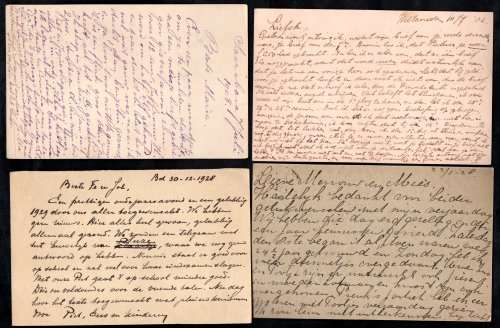 NETHERLANDS INDIES SELECTION OF USED LETTER CARDS + ODD UNUSED LETTER/POSTCARD. AS PER SCANS.