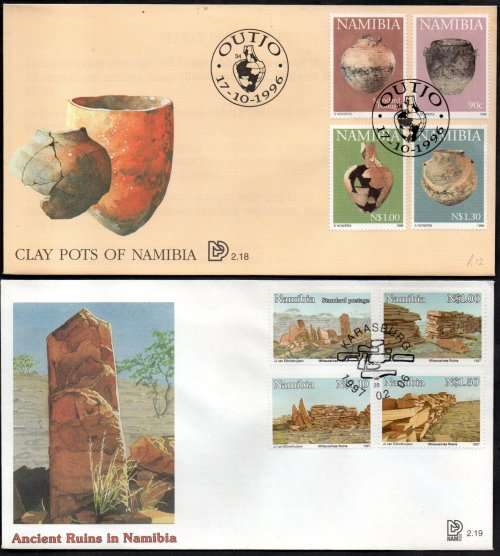 NAMIBIA CLEARANCE LOT OF (X41) FDCs. AS PER SCANS. GOOD VALUE LOT.