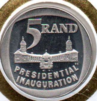 RSA 1994 PRES ELECTION COIN FDC 6.3c + MANDELA FDC 6.3b. AS LISTED. GOOD VALUE LOT!