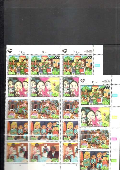 KABE ALBUM 2ND HAND FILLED WITH RSA UMM/ODD CTO CONTROLS ETC. AS PER SCANS. NB PLS READ BELOW.