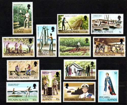 PITCAIRN ISLANDS VIEWS OF PITCAIRN UMM SET OF (X13). AS PER SCANS. SG174/84. LOVELY SET.