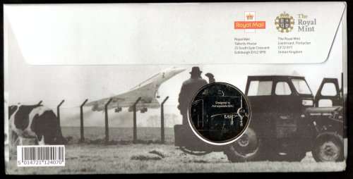 GB 2009 40TH ANNIVERSARY OF FIRST CONCORDE FLIGHT MEDALLIC COIN COVER. NO 02206. AS PER SCANS.