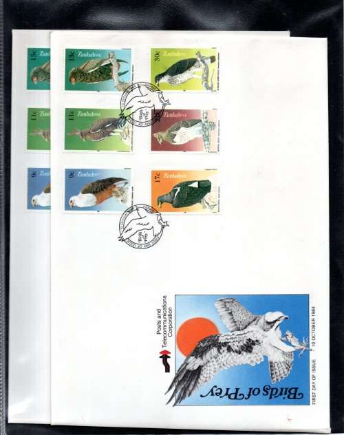 IDEAL RING BINDER WITH ZIMBABWE FDCs (MANY DUPLICATED) ETC. AS PER (X30) SCANS. NB: PLEASE READ!