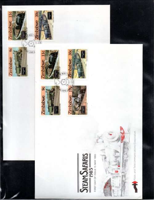 IDEAL RING BINDER WITH ZIMBABWE FDCs (MANY DUPLICATED) ETC. AS PER (X30) SCANS. NB: PLEASE READ!