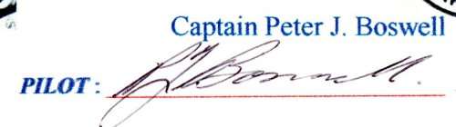 AUSTRALIA 2007 AUS TO RSA REENACTMENT FLIGHT COVER TRIPLE SIGNED BY `PILOT ETC`. AS PER SCANS.
