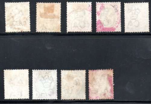 TRANSVAAL SELECTION OF USED KEVII OVPT CSAR RAILWAY OFFICIAL SINGLES. AS PER SCANS. GREAT CAT VALUE.