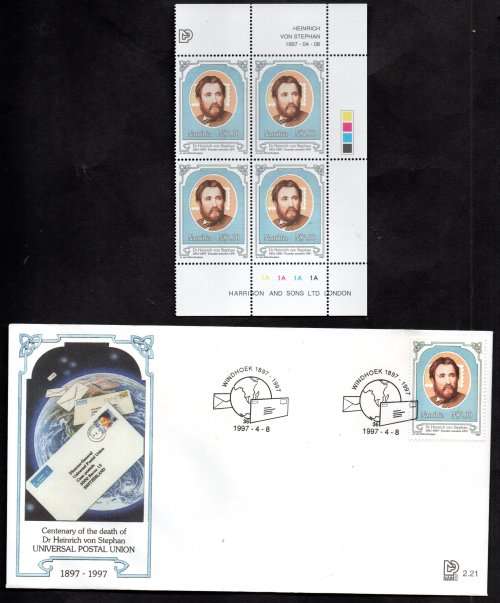 NAMIBIA CLEARANCE LOT OF FDCs + RELATED CONTROLS, PAIRS ETC. AS PER (X28) SCANS. GOOD VALUE.