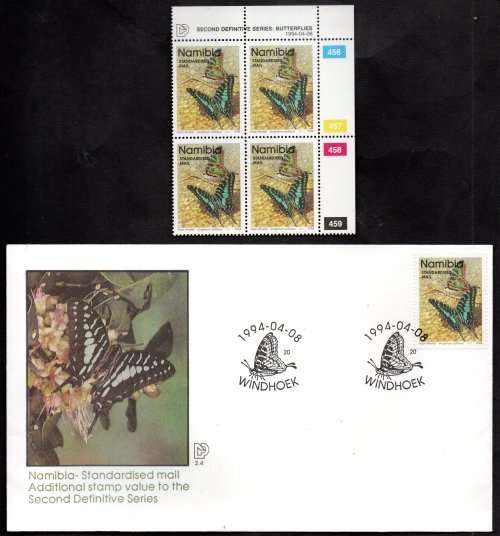 NAMIBIA CLEARANCE LOT OF FDCs + RELATED CONTROLS, PAIRS ETC. AS PER (X28) SCANS. GOOD VALUE.