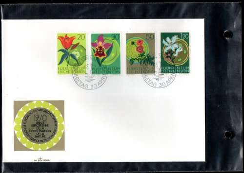 SMALL RING ALBUM WITH (X50+) LICHTENSTEIN FDCs ETC. NOT ALL SCANNED. GREAT ITEM. NB: PLEASE READ!!!