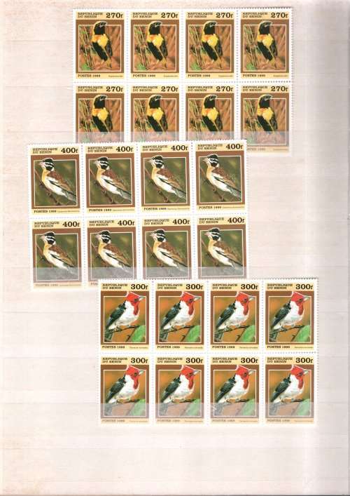 LIGHTHOUSE ALBUM 2ND HAND WITH WORLD BIRD STAMPS (MINT, USED ETC). AS PER (X22) SCANS. NB: PLS READ!