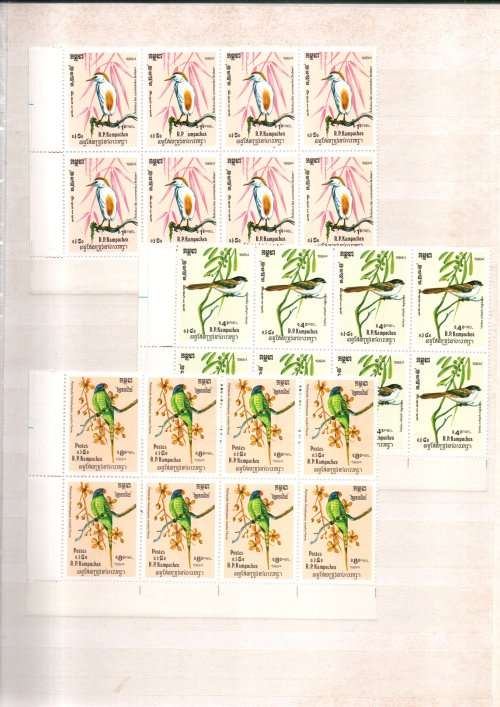 LIGHTHOUSE ALBUM 2ND HAND WITH WORLD BIRD STAMPS (MINT, USED ETC). AS PER (X22) SCANS. NB: PLS READ!