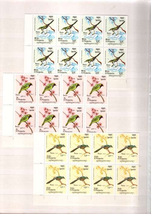 LIGHTHOUSE ALBUM 2ND HAND WITH WORLD BIRD STAMPS (MINT, USED ETC). AS PER (X22) SCANS. NB: PLS READ!