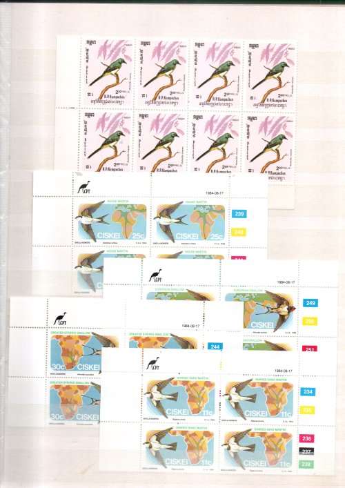 LIGHTHOUSE ALBUM 2ND HAND WITH WORLD BIRD STAMPS (MINT, USED ETC). AS PER (X22) SCANS. NB: PLS READ!