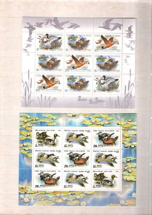 LIGHTHOUSE ALBUM 2ND HAND WITH WORLD BIRD STAMPS (MINT, USED ETC). AS PER (X22) SCANS. NB: PLS READ!