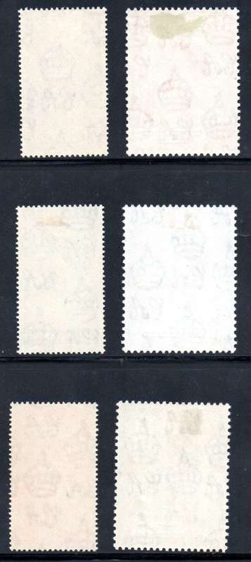 GILBERT+ELLICE/NYASALAND/SOMALILAND 1948 ROYAL SILVER WEDDING SETS OF (X2) MINT. CV GBP 44+. NICE!