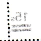 LESOTHO 1986 15s SURCH ON 2s UMM MARG STRIP OF (X3) WITH `SURCHARGES ON BACK OF STAMPS`. READ.