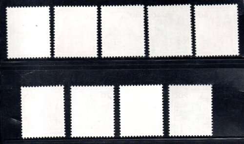 WEST BERLIN 1977 CASTLES AND PALACES UMM SET OF (X9). AS PER SCANS. GOOD VALUE.