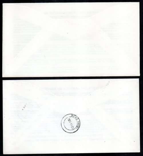 RSA 1987/8 NATIONAL PHILATELIC EXHIBITION (X2) SIGNED COVERS. GLIDER MAIL ETC. AS PER SCANS.