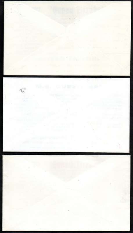 WORLD SELECTION OF (X9) PAQUEBOT `POSTED AT SEA` COVERS. AS PER SCANS. NICE LOT.