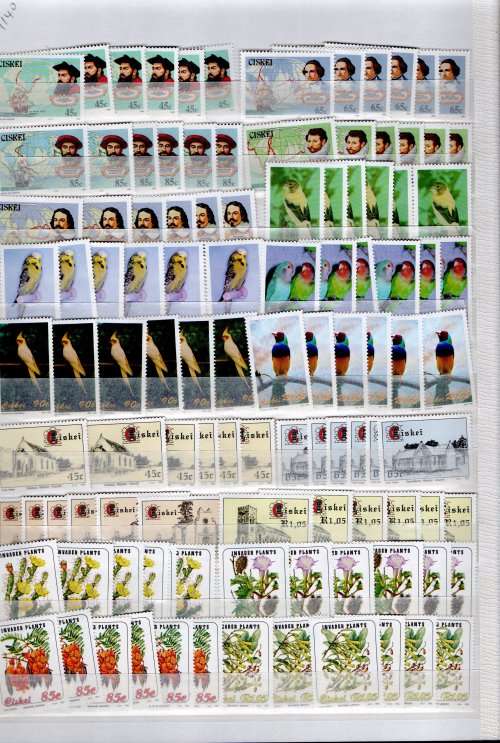 IDEAL JWG 32 ALBUM IN GOOD NICK WITH MINT CISKEI STAMPS. AS PER SCANS. NB: PLEASE READ BELOW!!!