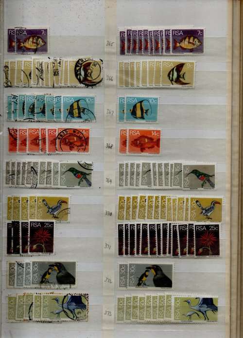 KABE ALBUM 2ND HAND (X24 PAGES/48 SIDES) WITH RSA DEFINITIVES. NB: PLEASE READ BELOW!!!