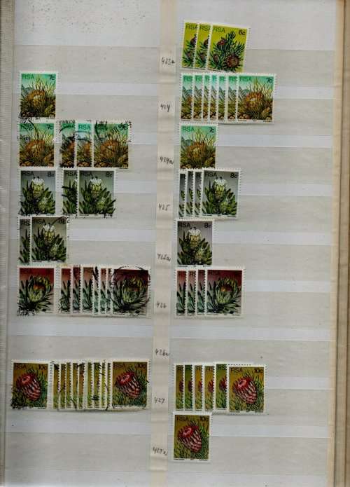 KABE ALBUM 2ND HAND (X24 PAGES/48 SIDES) WITH RSA DEFINITIVES. NB: PLEASE READ BELOW!!!